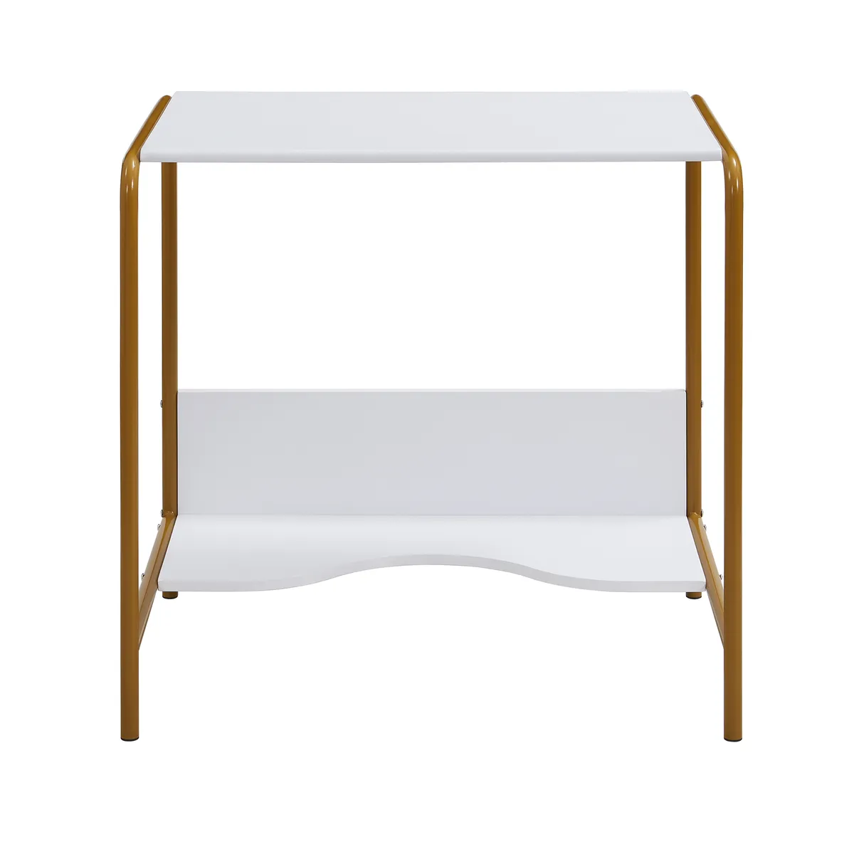 Just Home Collection - Mesa Infantil Hoback Blanco/Amarillo