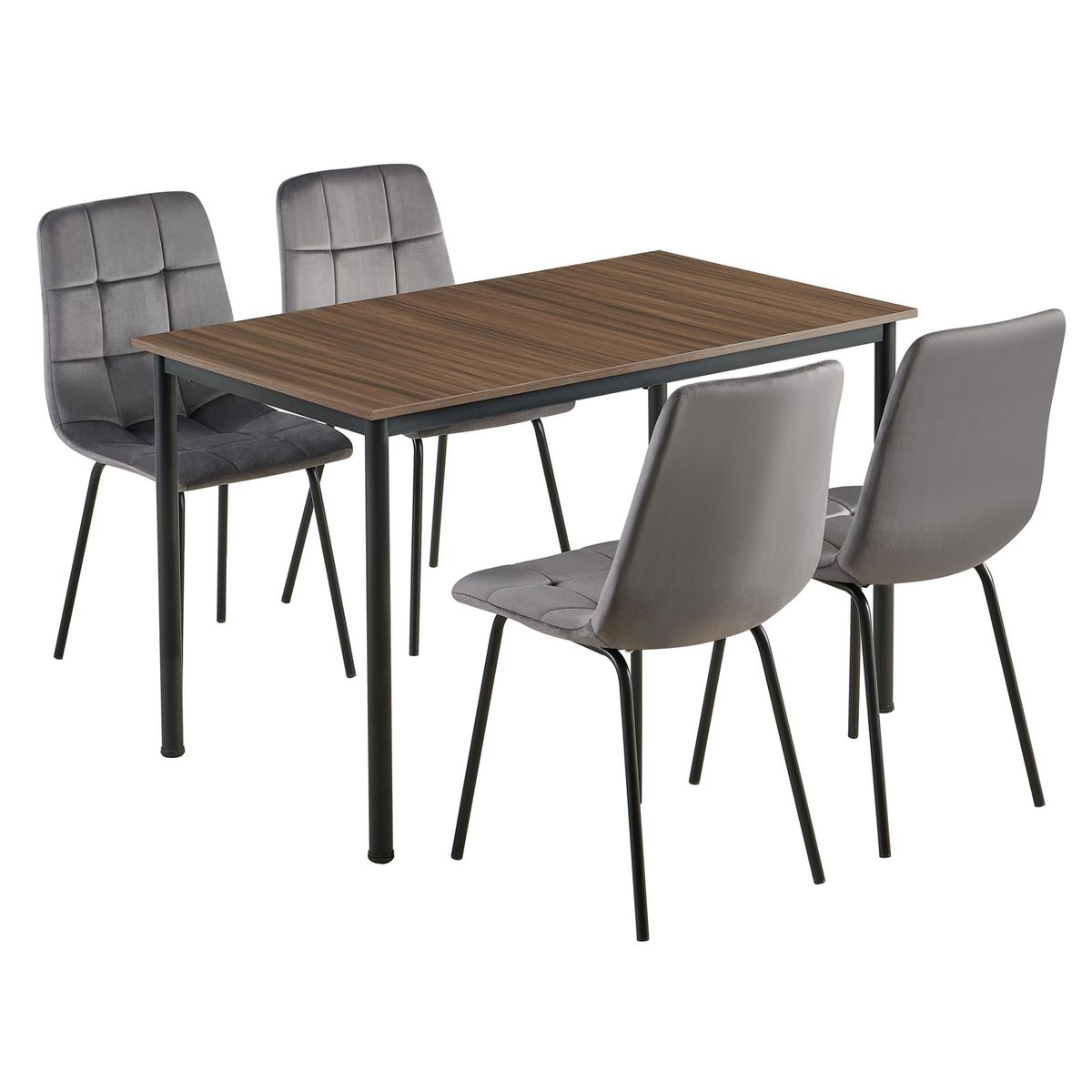 Just Home Collection - Comedor con 4 Sillas Arty