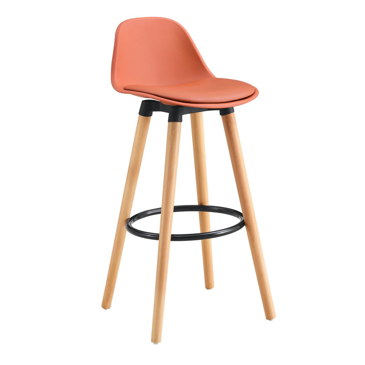 Just Home Collection - Silla Bar Frank Naranja