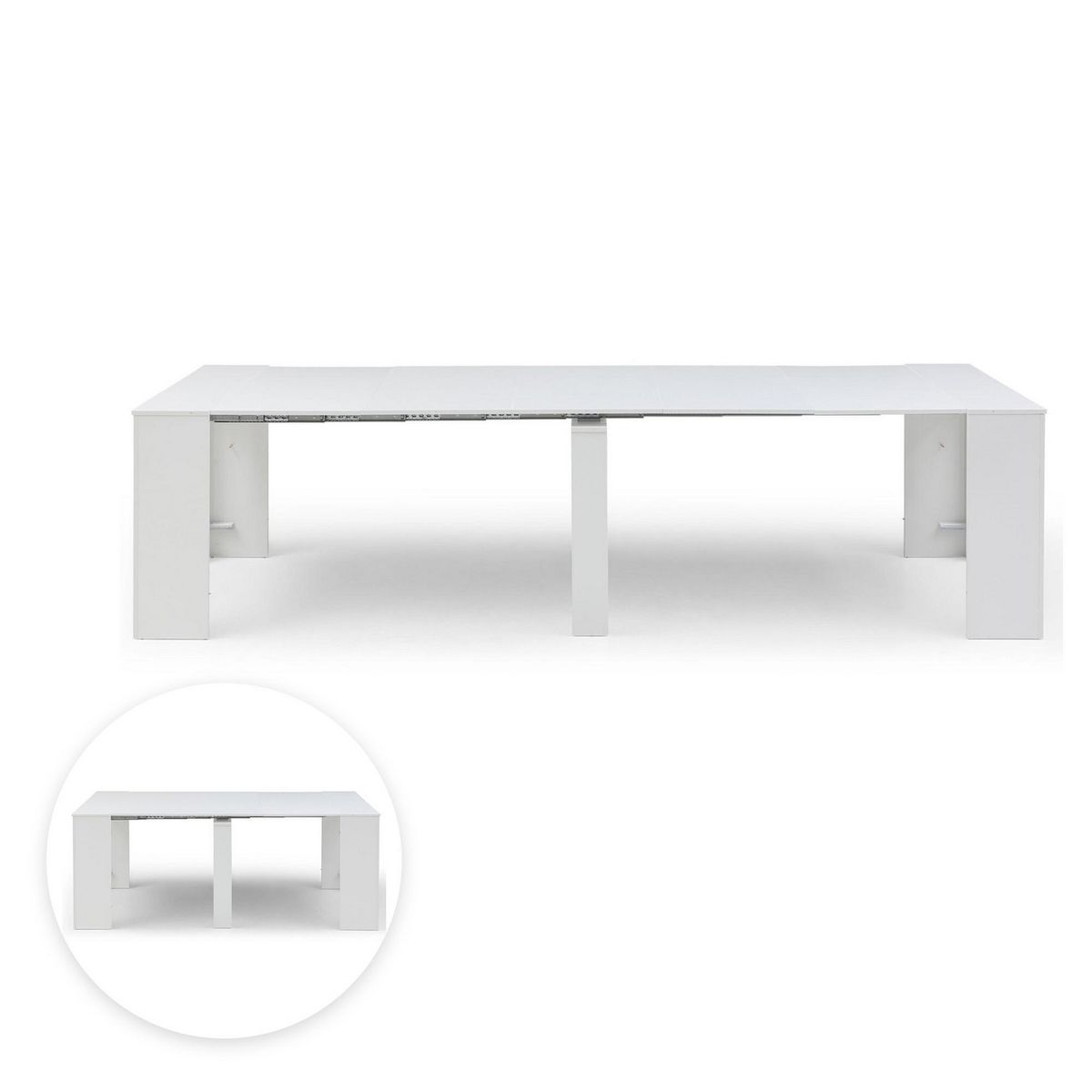 Just Home Collection - Mesa Extensible 60 x 100 x 24.5 cm