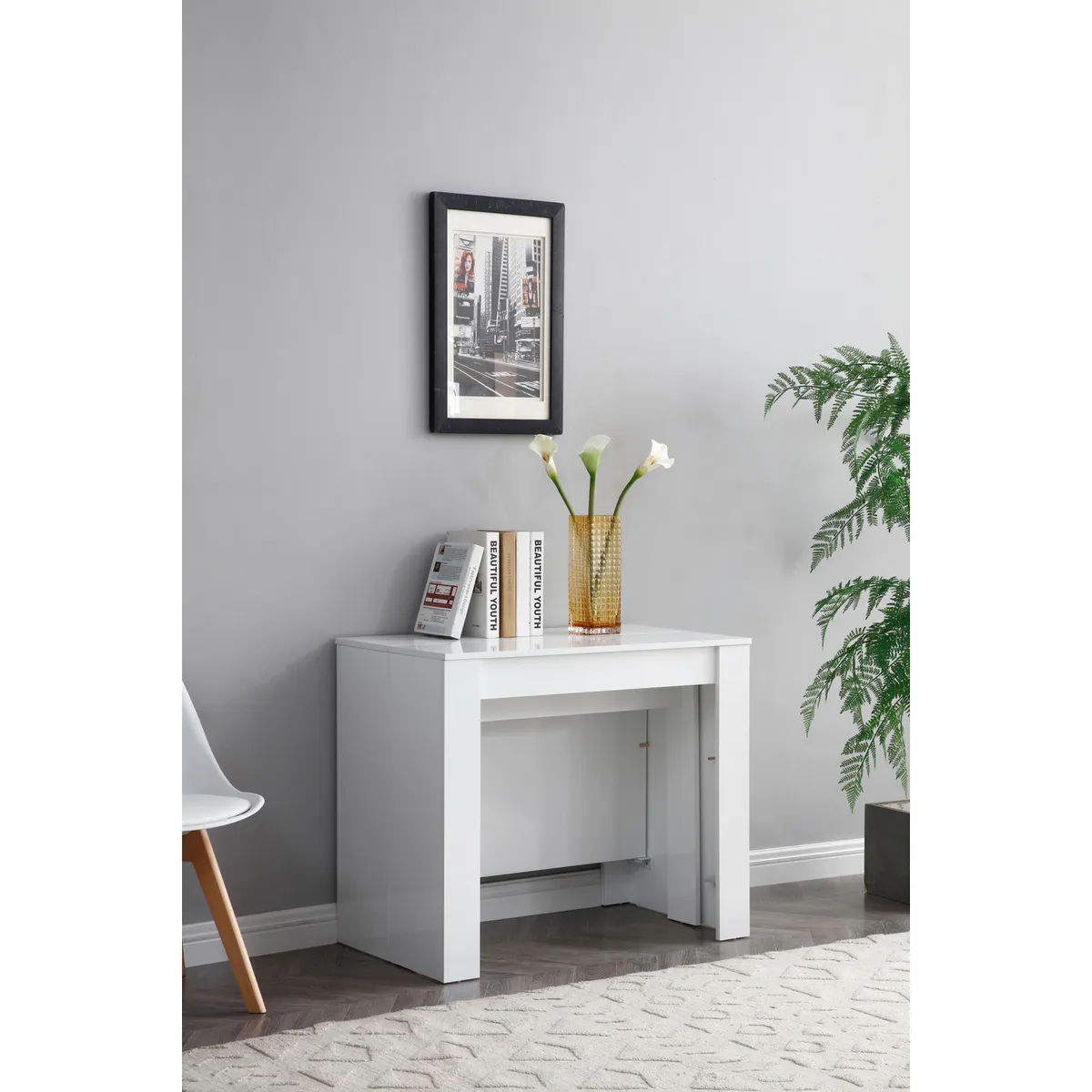 Just Home Collection - Mesa Extensible 60 x 100 x 24.5 cm