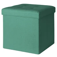Pouf Plegable Verde