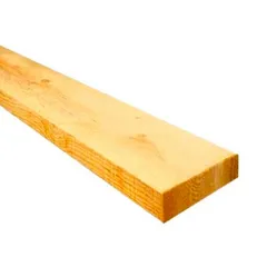 Tabla de Pino cepillado calidad construcción No 2 de 2 x 6 x 8