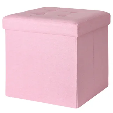 Pouf Plegable Rosa