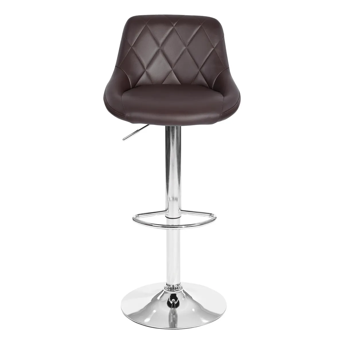 Just Home Collection - Silla Bar Hatan Negra