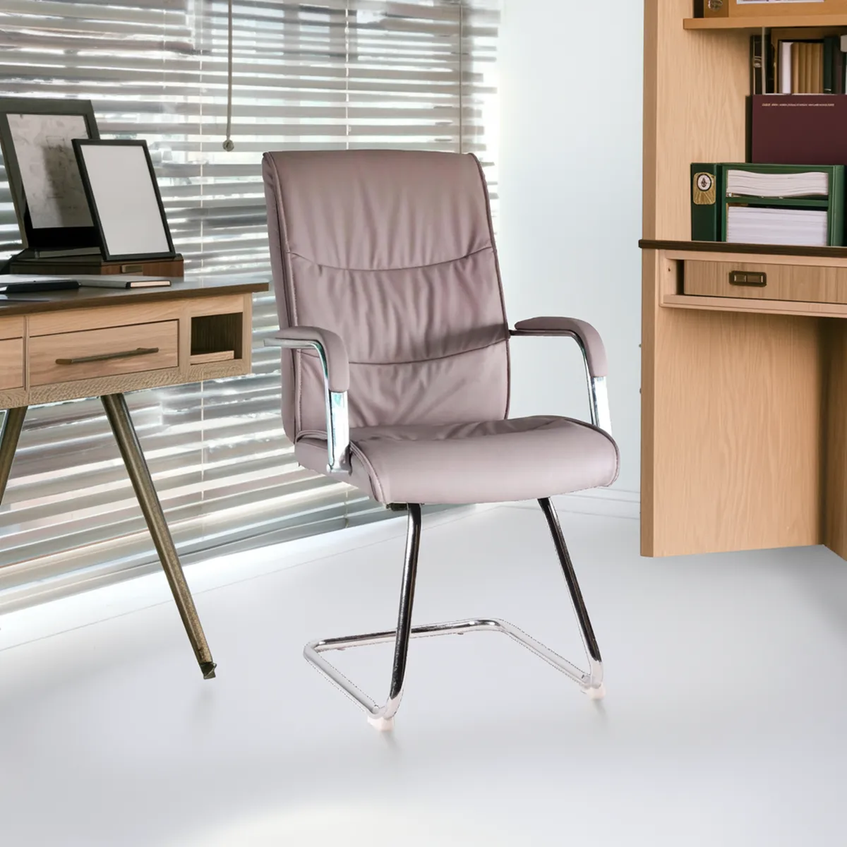 Just Home Collection - Silla Visita Oxford Gris
