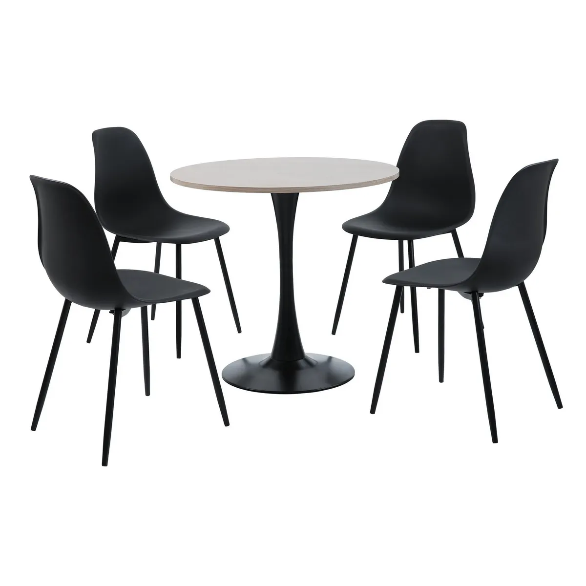 Just Home Collection - Set Comedor con 4 Sillas Susana