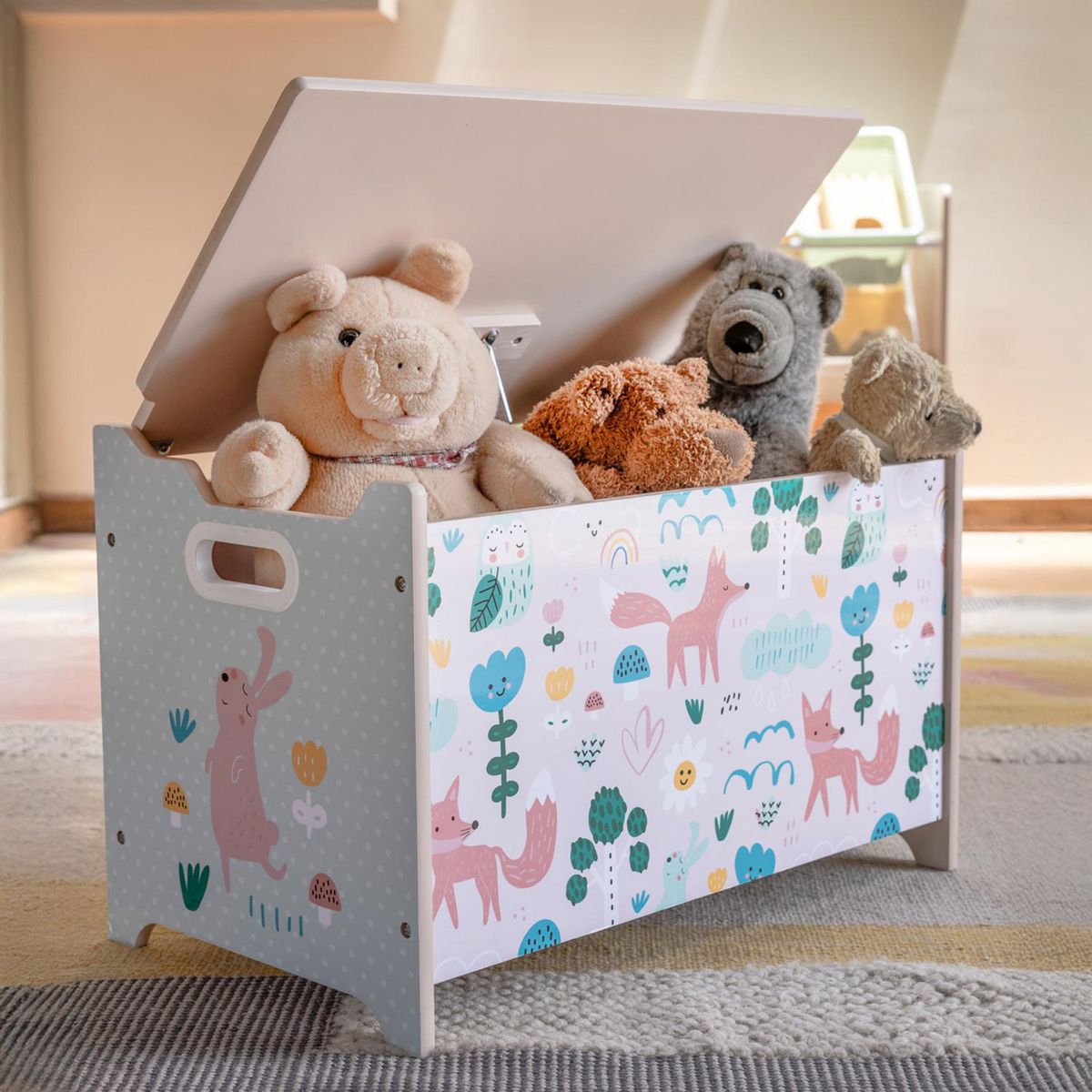 Just Home Collection - Baúl Infantil Bosque
