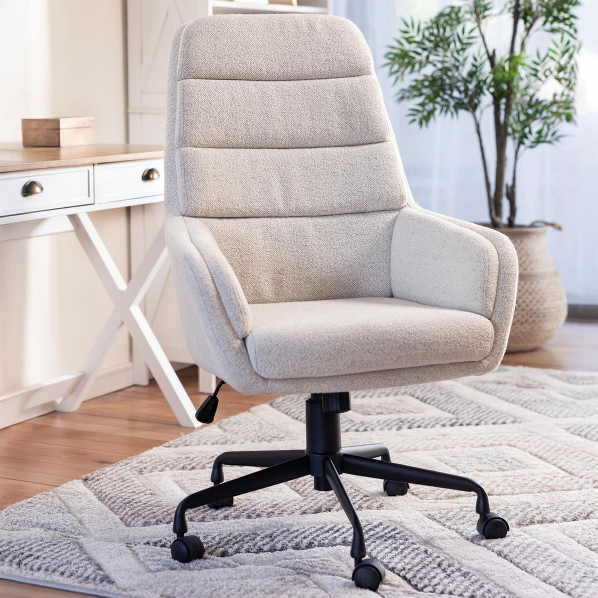 Just Home Collection - Sillón PC Pascale Blanco