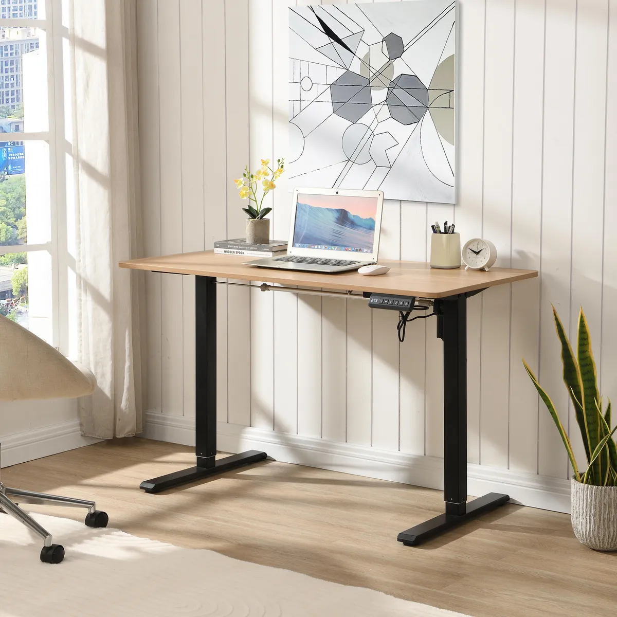 Escritorio Elec Power 120 x 60 x 73 cm, marca Just Home Collection - Foto 2