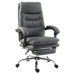 Sillón Rocky con Reposapie Gris
