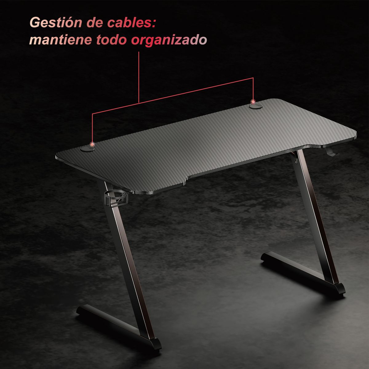 Just Home Collection - Escritorio Gamer Zeta