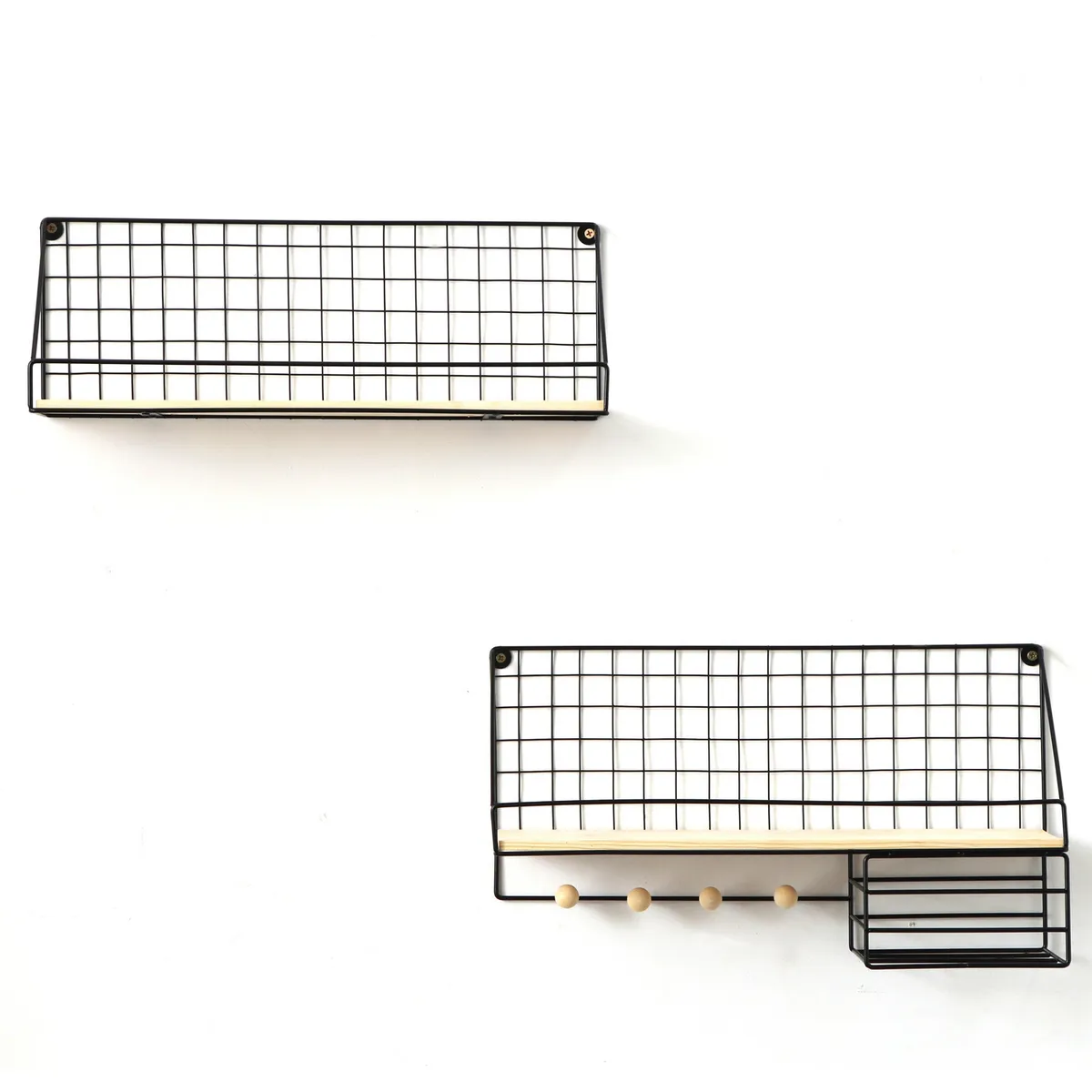 Just Home Collection - Set Repisa Metálica Altamira