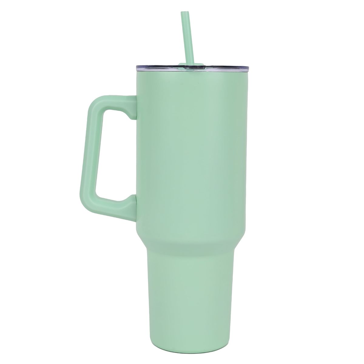 Just Home Collection - Termo Inoxidable con Popote Verde 1.2 L