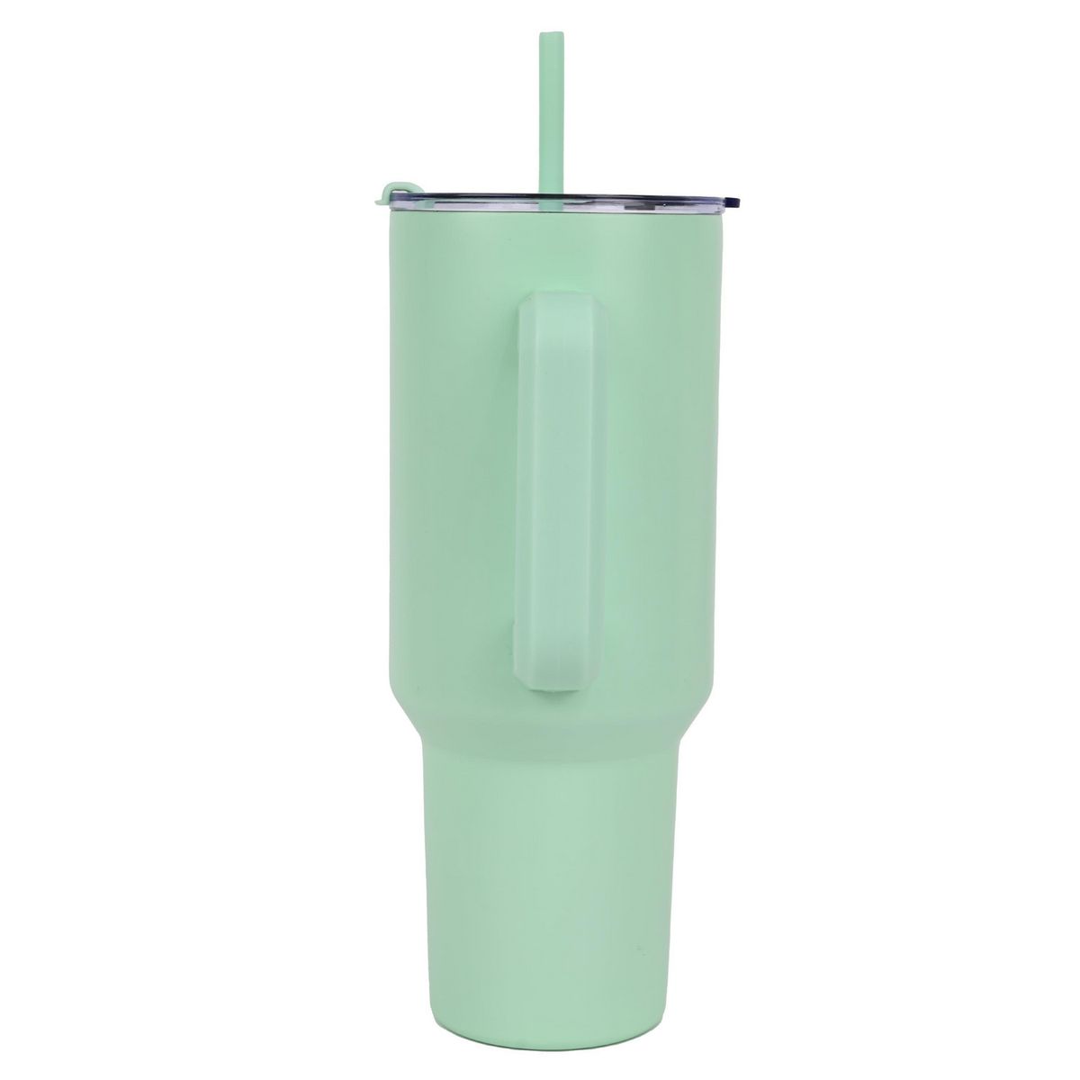 Just Home Collection - Termo Inoxidable con Popote Verde 1.2 L