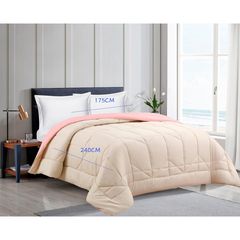 Edredón Individual Beige