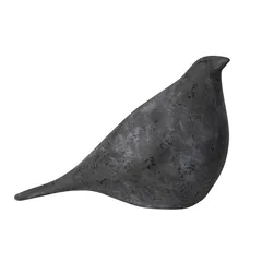 Pájaro de Decoración Negro 14 x 6 x 10 cm