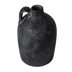 Jarrón Terra Negro 11 x 18 cm