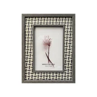 Marco foto madera con textura gris 10x15