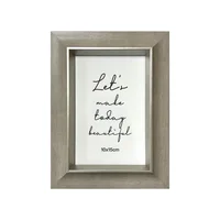 Marco foto madera gris 10x15