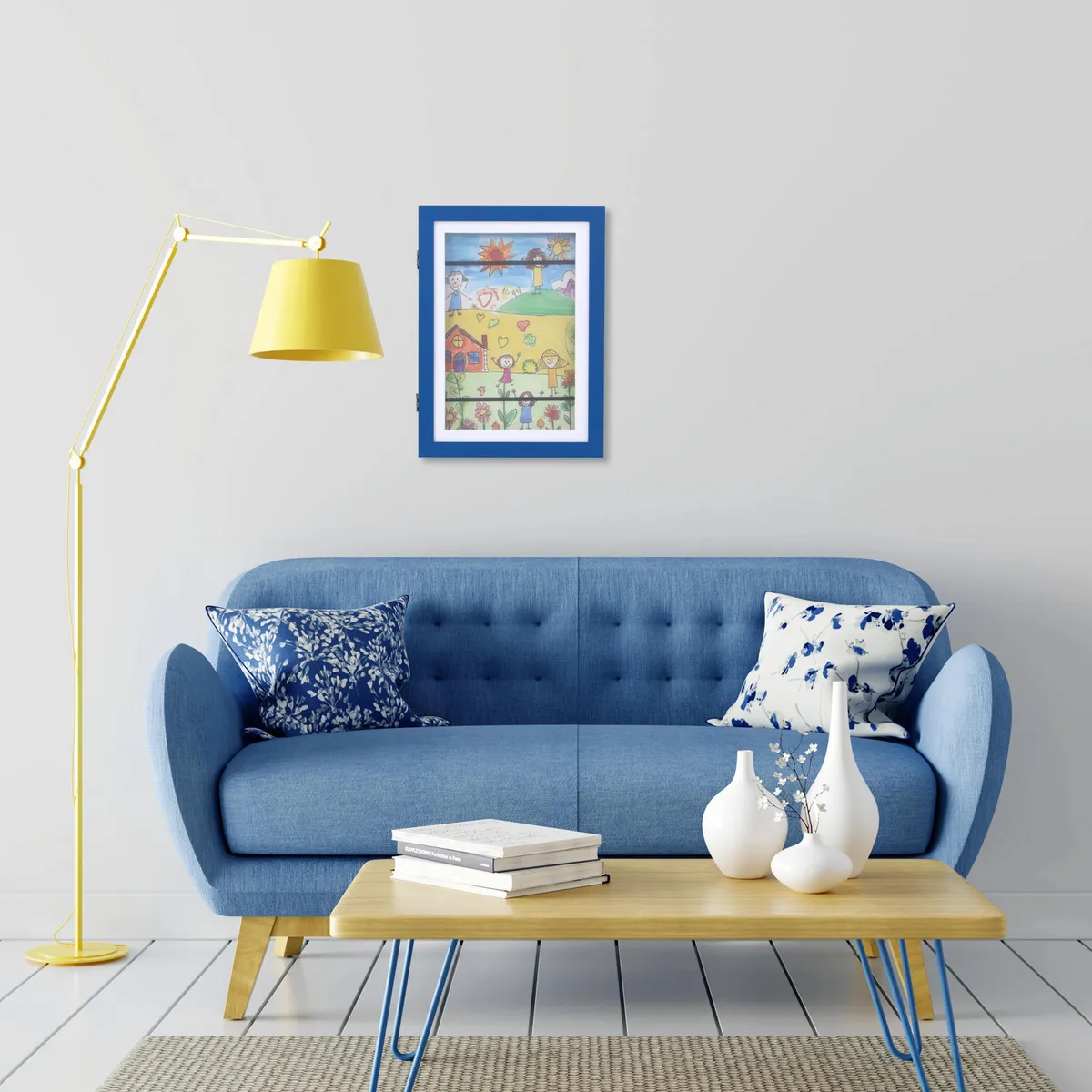 Marco foto fun 21x29 azul, marca Just Home Collection - Foto 2