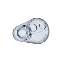 Portacepillo de doble pared Transparente