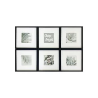 Set 6 marcos de foto negro 20x20