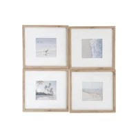 Set 4 marcos de foto natural 20x20