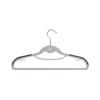 Set 10 ganchos para ropa blanco / gris