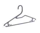 Set 10 ganchos para ropa gris