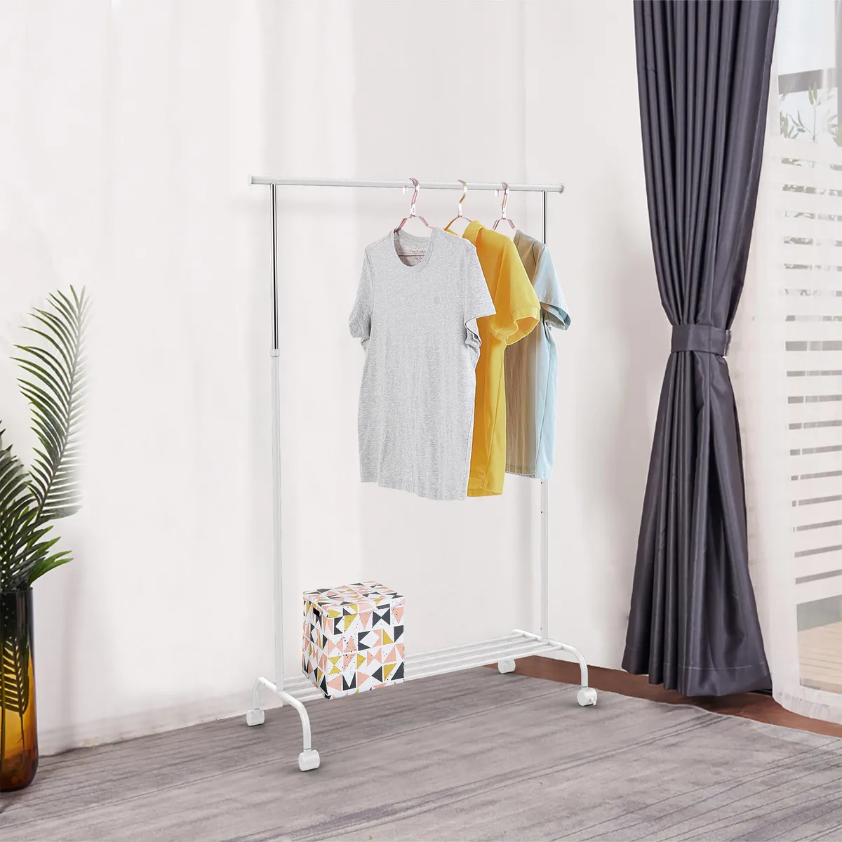 Just Home Collection - Perchero de Metal Negro