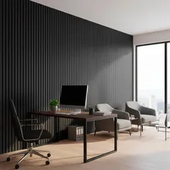 Lambrin para interior WPC Black 12 x 240 0.28 m2