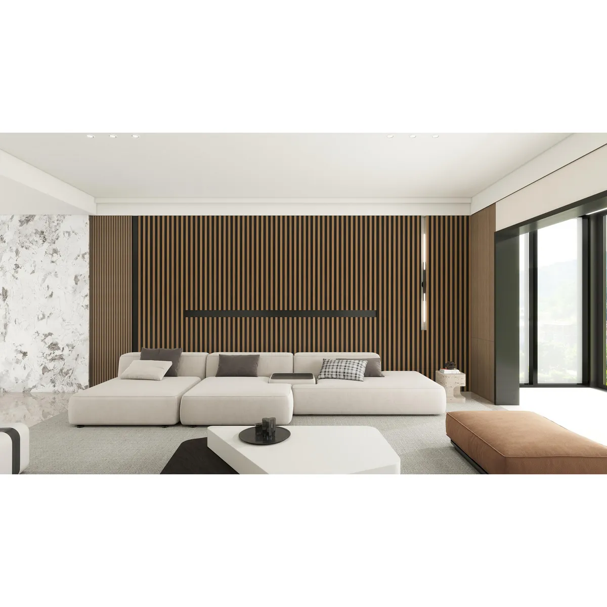 Holztek - Lambrin para interior WPC Dual LT 16 x 240 cm 0.39 m2