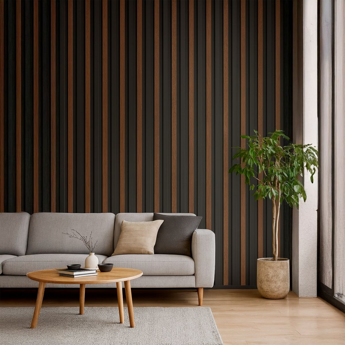 Holztek - Lambrin para interior WPC dual dark 16 x 240 cm