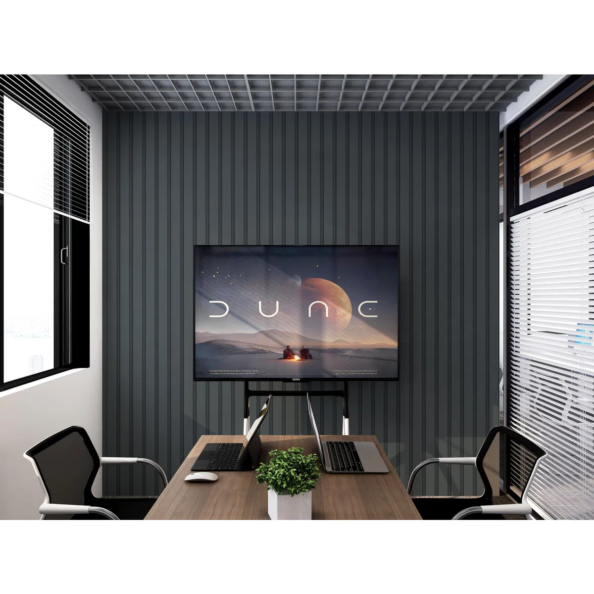 Holztek - Lambrin para interior gris oscuro 12 x 240 0.28 m2