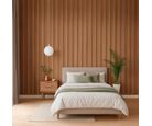 Lambrin para interior WPC Brown 16 x 240 cm