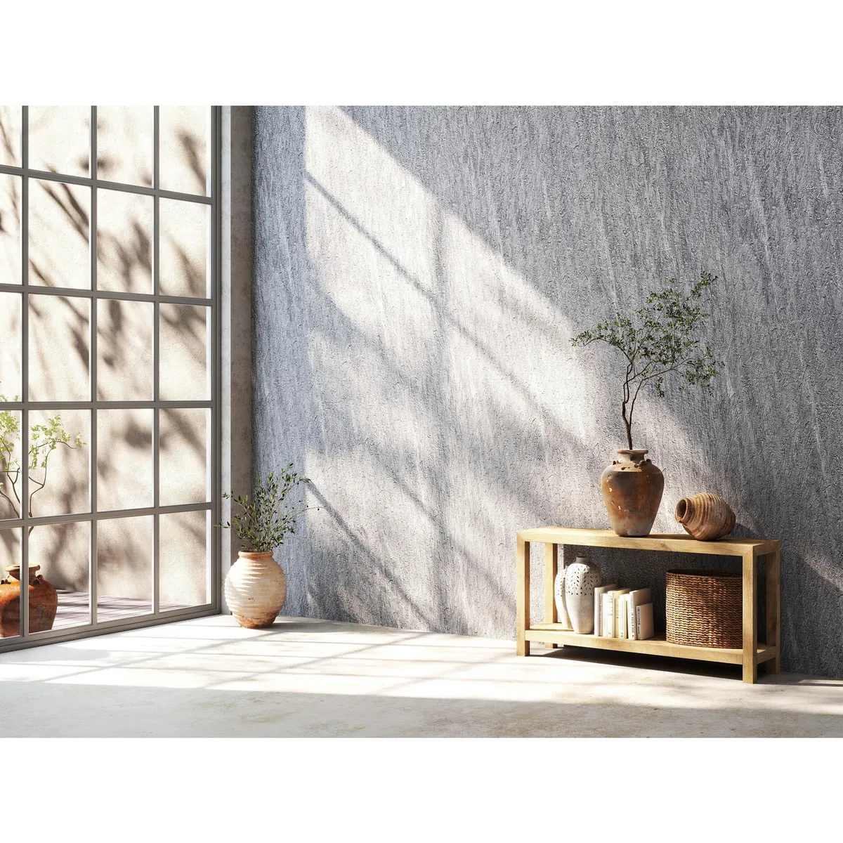Muro de mármol SPC para interior Rocko Grey 120 x 240 cm Brillante 2.88 m2, marca Holztek - Foto Principal