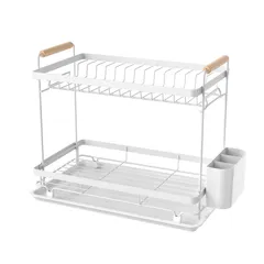 Escurridor de trastes blanco 2 niveles