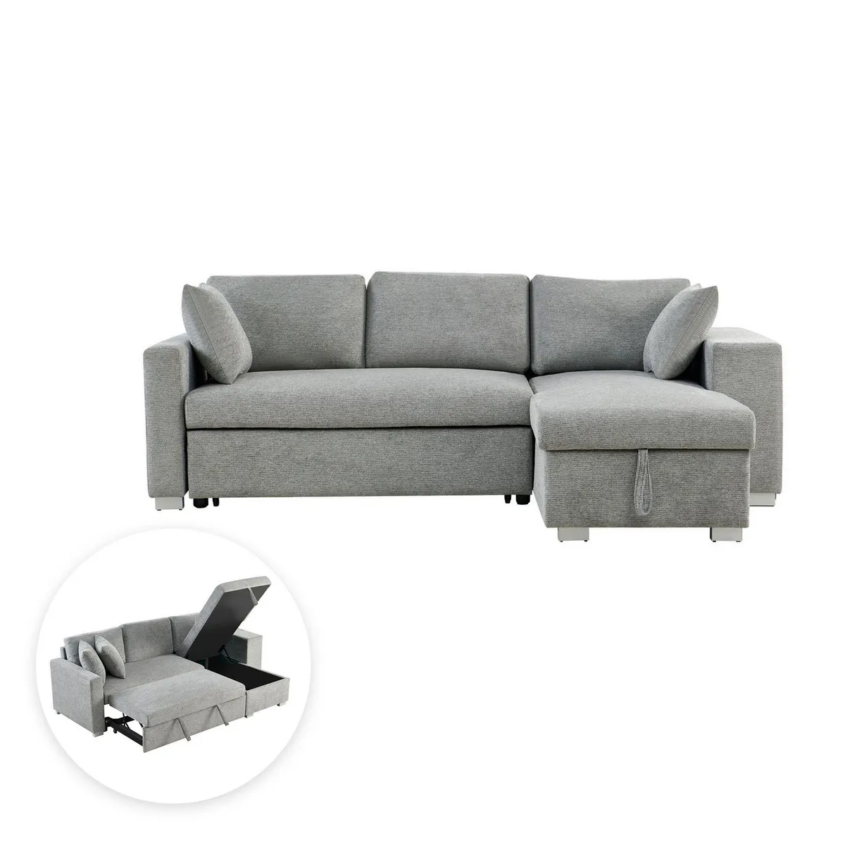 Just Home Collection - Sofá Cama Corner Felipe