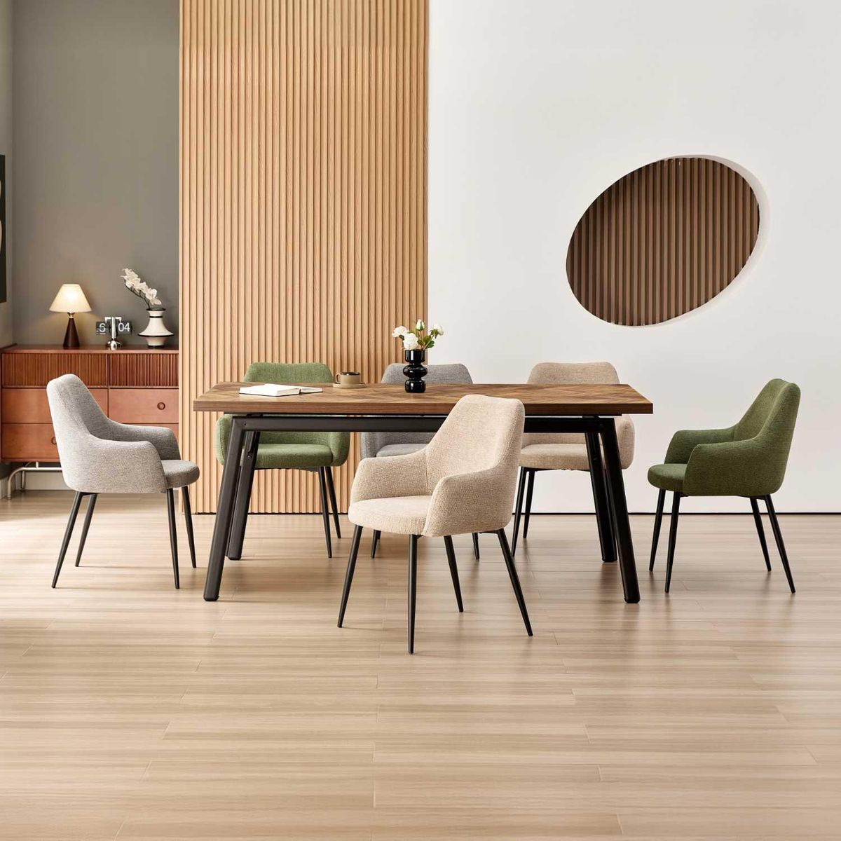 Just Home Collection - Comedor Campania 6 Sillas