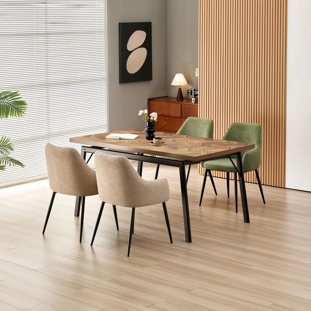 Just Home Collection - Comedor Campania 4 Sillas