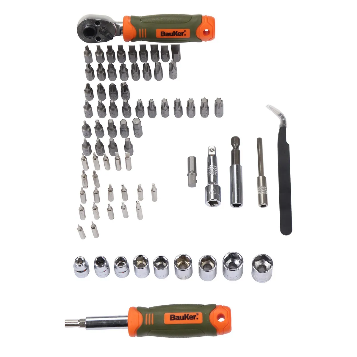 Bauker - Set de Herramientas 78 Pzas Bauker