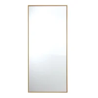 Espejo deco Cyb rec 80x180 dorado