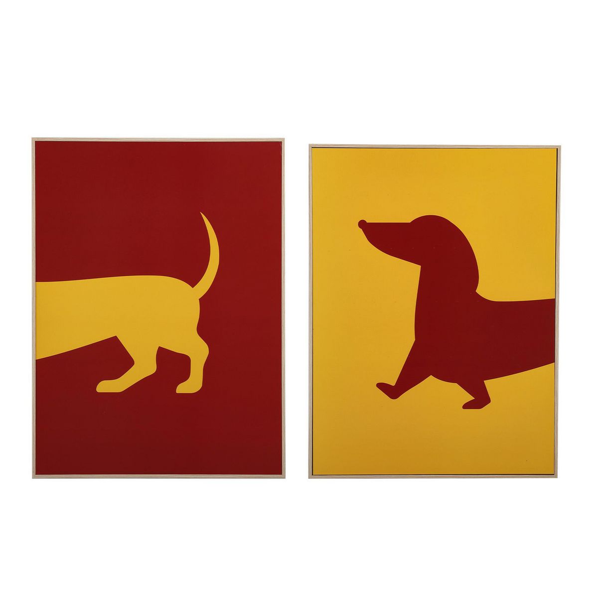 Set2 cuadros dogs amar 40x60cm, marca Just Home Collection - Foto Principal