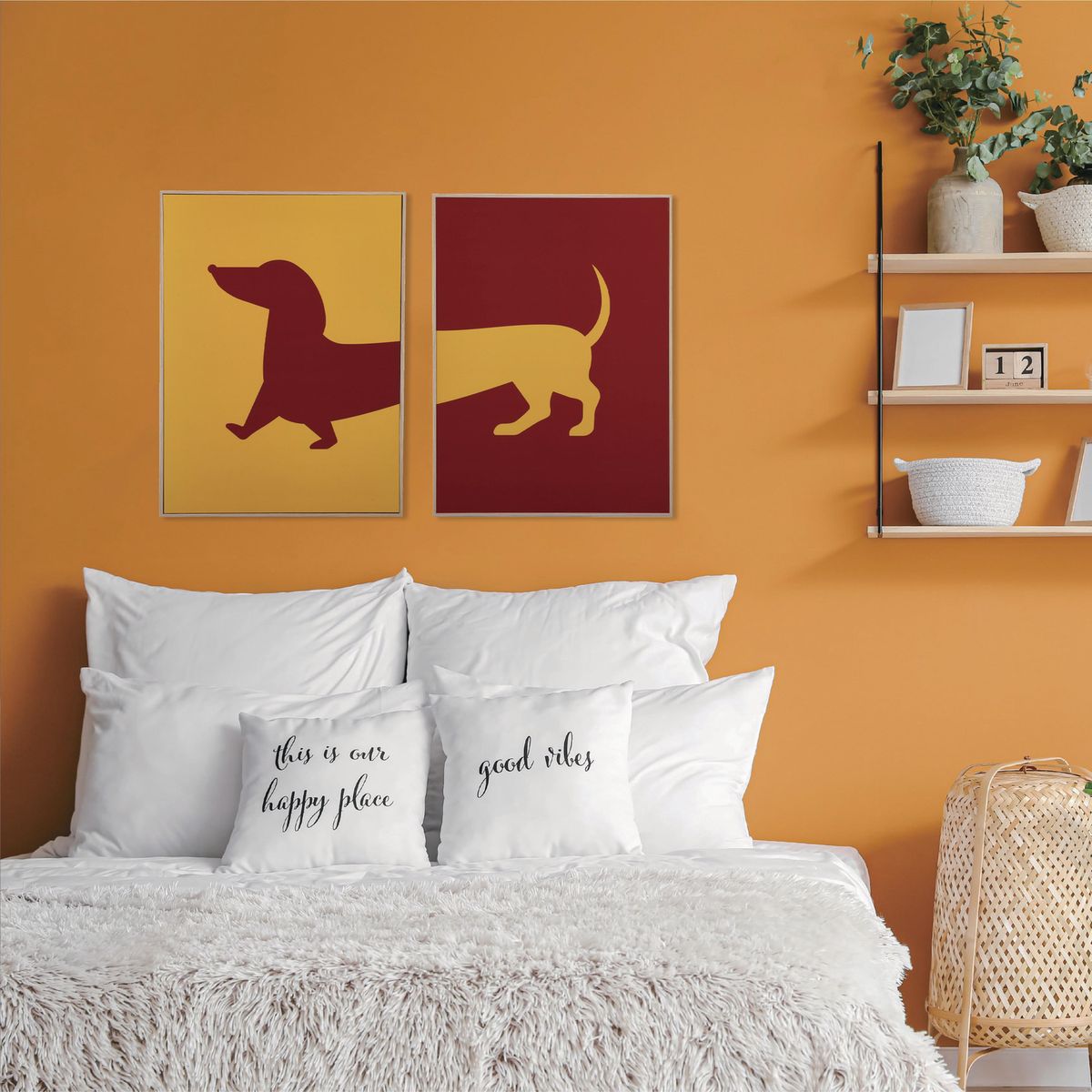 Set2 cuadros dogs amar 40x60cm, marca Just Home Collection - Foto 2