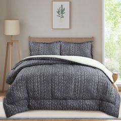 Edredón Individual Gris Sherpa