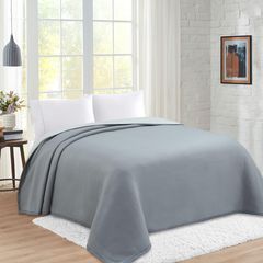Frazada bicol polar 250x220 gris