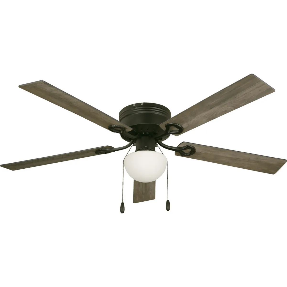 Designers - Ventilador de techo Madera Nara de 52 con 5 aspas y 1 luz E27 Café