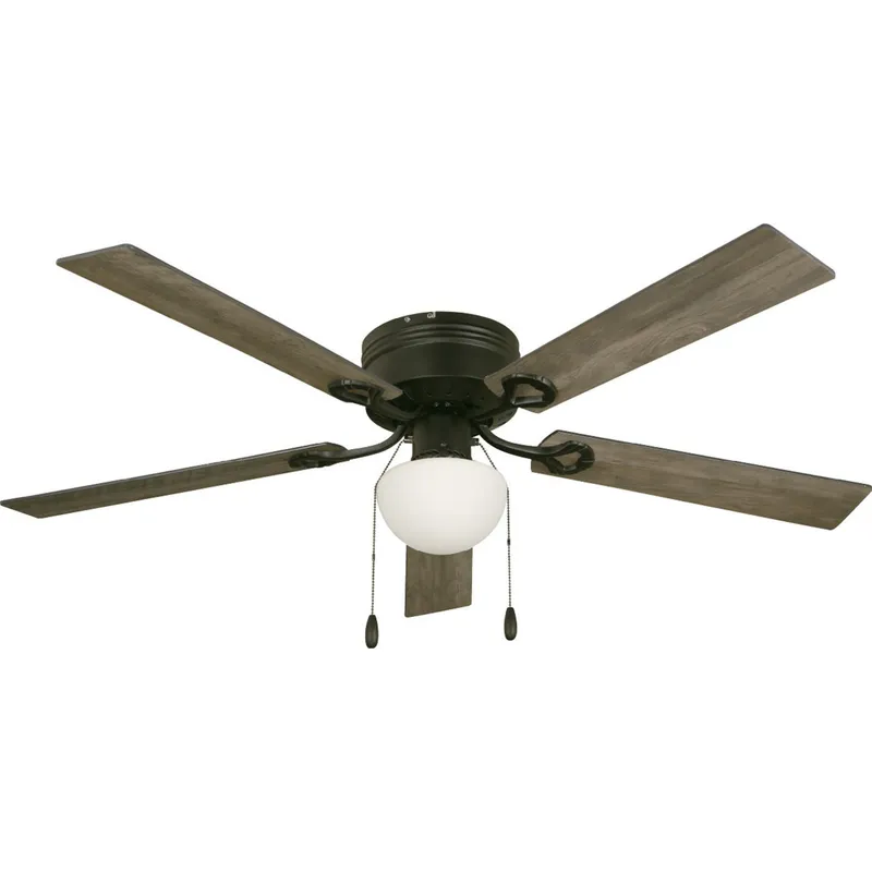 Designers - Ventilador de techo Madera Nara de 52 con 5 aspas y 1 luz E27 Café