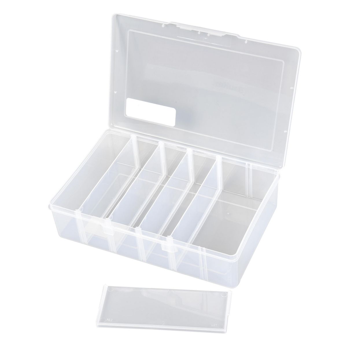 Bauker - Caja para Almacenamiento XL 6 Compartimientos, Bauker